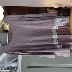 Large Taupe Lacey Tunic